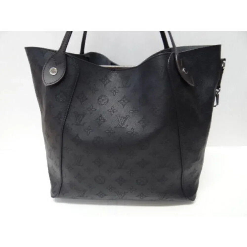 Louis Vuitton Mahina Hina MM Tote Bag Leather Noir